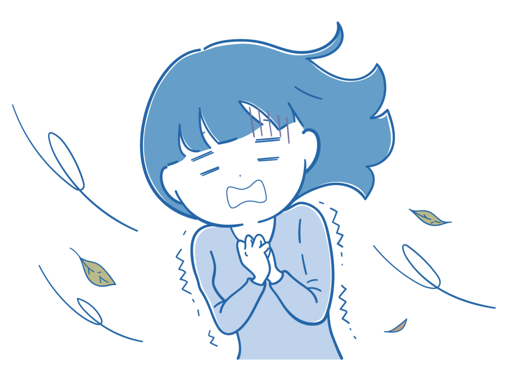 風寒_風邪_女性_寒い